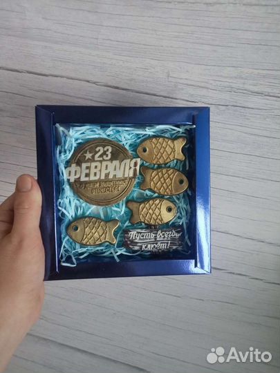 Сладкий подарок на День рождения для рыбака