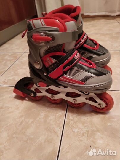 Роликовые коньки детские раздвижные