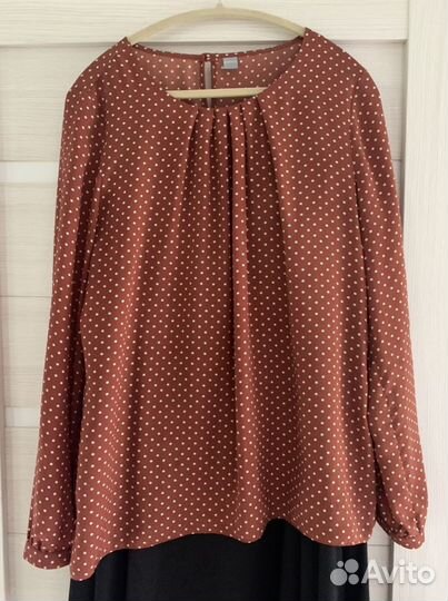 Блузка erfo женская 48 размер шёлк