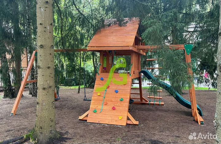 Детская площадка Крепость Фани с рукоходом(Дерево)