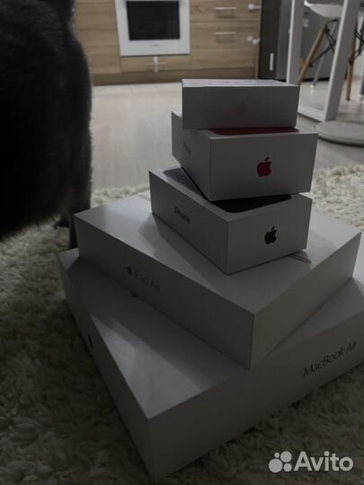 Коробки из под техники apple