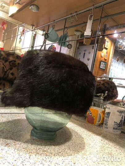 Шапка обманка из норки