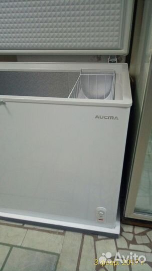 Морозильный ларь Aucma BD-446 с двумя крышками
