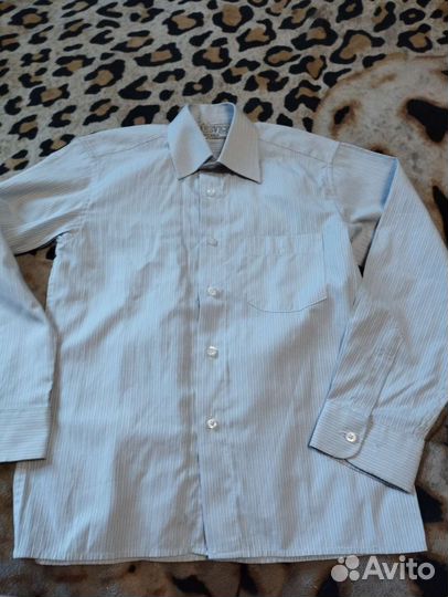Рубашка школьная 122-128