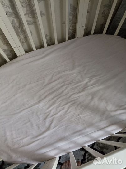 Детская кроватка овальная