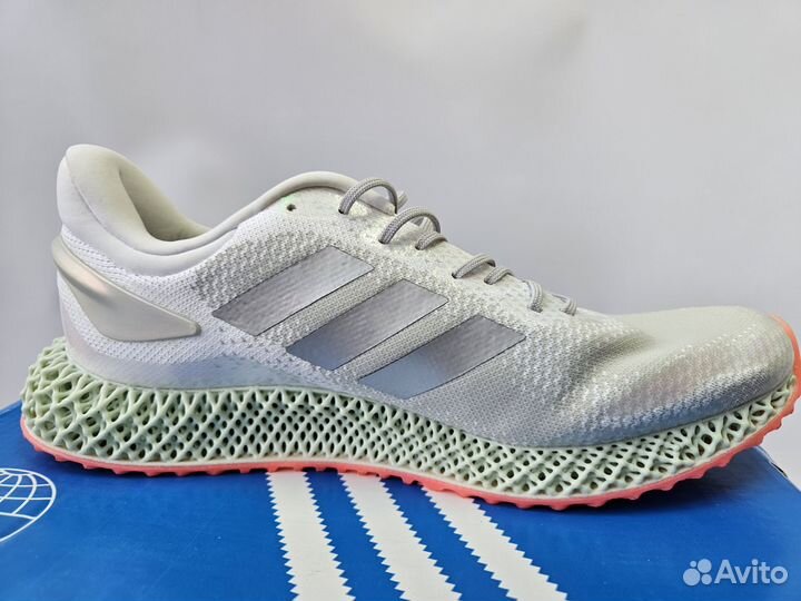 Кроссовки Adidas 4D RUN 1.0 white signature pink