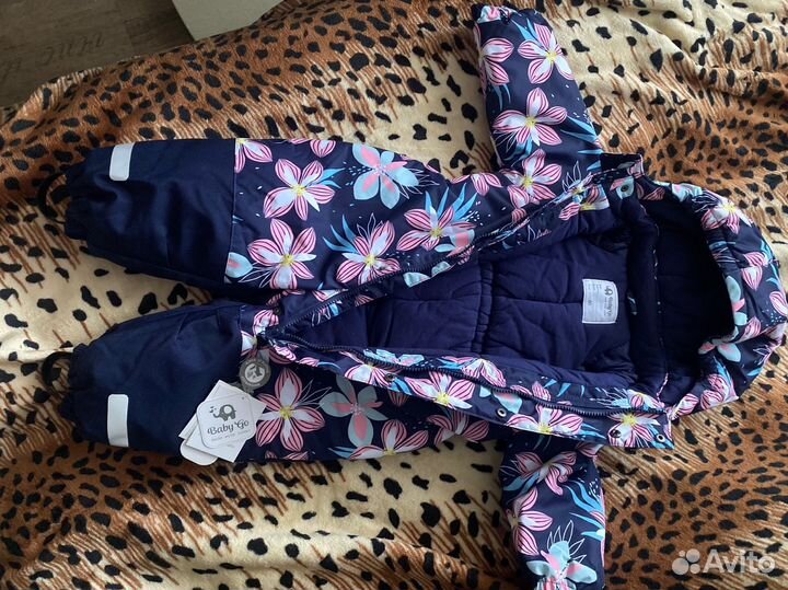 Комбинезон зимний babygo 80 новый