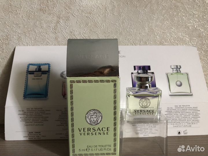 Парфюм 5 мл Versace 1 муж и 1 жен