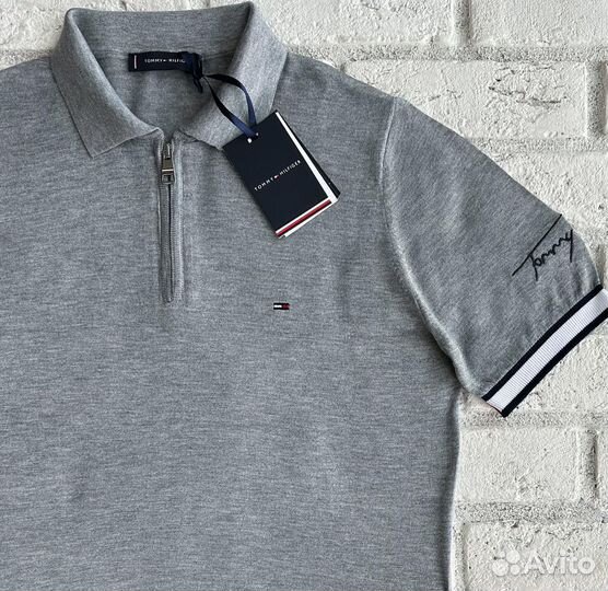 Мужское вязаное поло Tommy Hilfiger