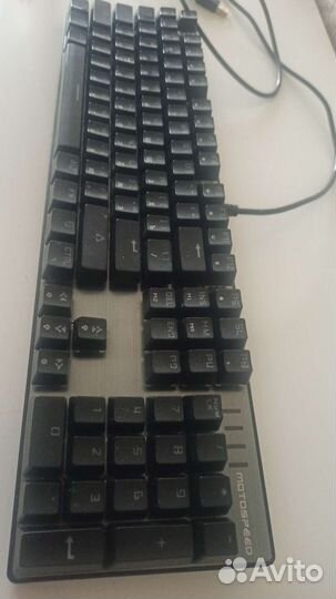 Motospeed ck104 механическая клавиатура