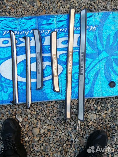 Накладки на пороги Lexus GX 470