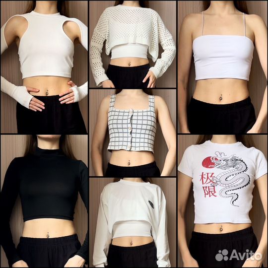 Женские топы, майки, кроп-топы