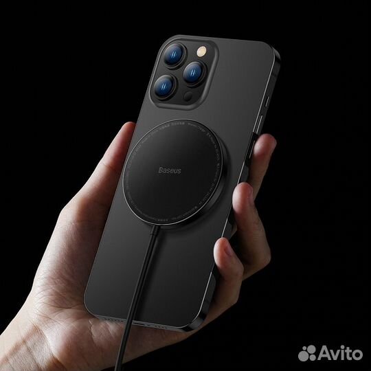 Беспроводная зарядка для iPhone 12/13 15W черная