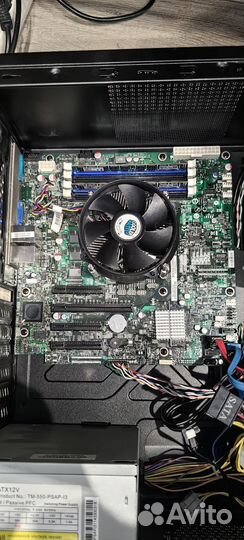 Серверная связка xeon e3 1220v3/ MB SP1200rp/16gb