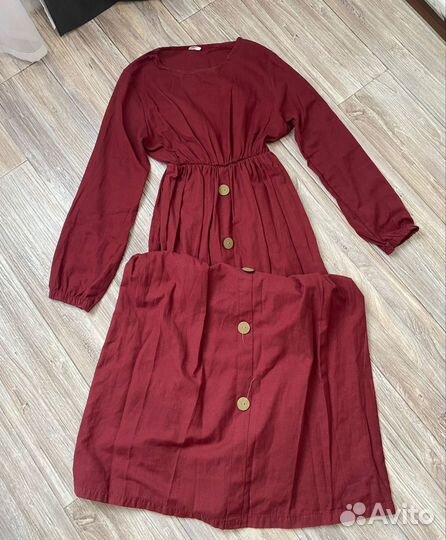 Платье в пол хлопок