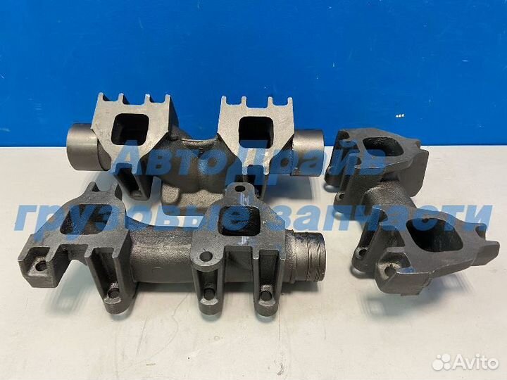 Выпускной коллектор Ман Тга в сборе из трех частей