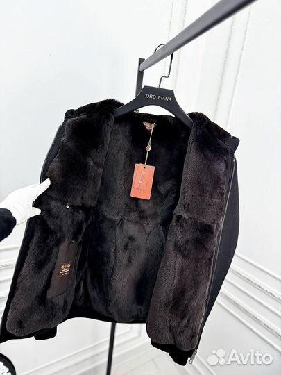 Бомбер мужской с мехом Loro Piana
