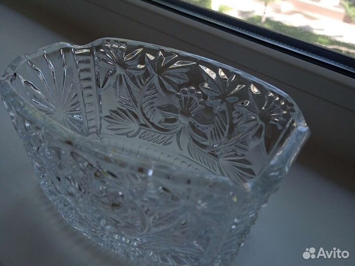 Салатник хрустальный СССР
