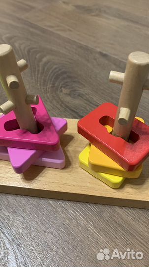 Развивающие деревянные игрушки набор