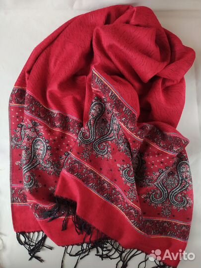 Шарф палантин с кашемиром женский 170*65