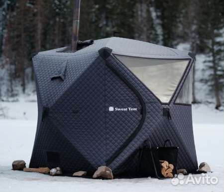 Мобильная баня с панорамным видом автомат