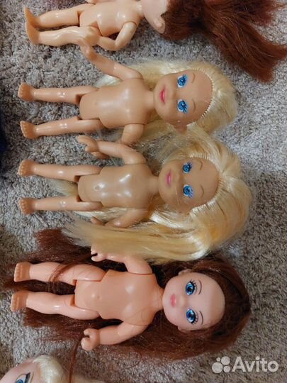 Куклы и пупсы бу цена за всё