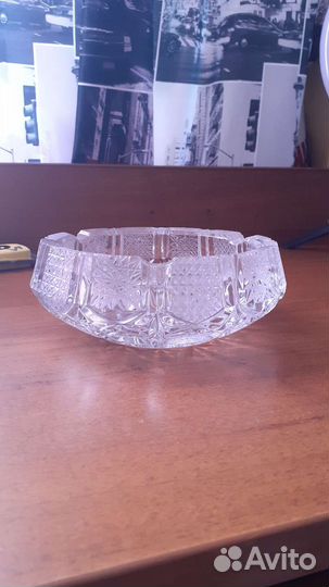 Салатник хрустальный