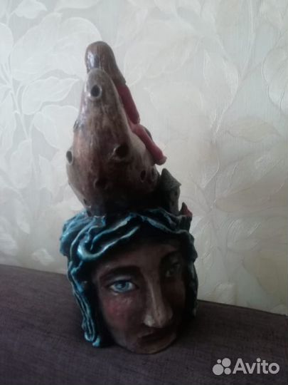 Глиняная поделка, ручная работа