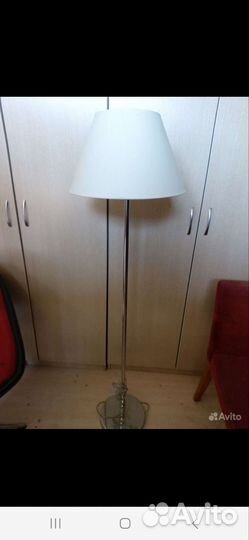 Торшер напольный с абажуром