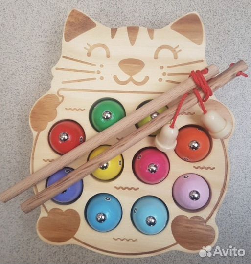 Магнитная рыбалка котик