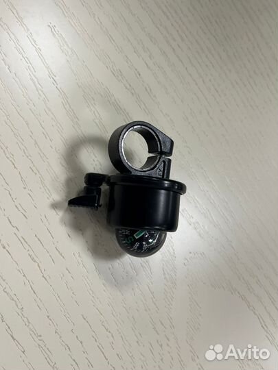 Звонок велосипедный алюминий/пластик с компасом 360 M-Wave 41879