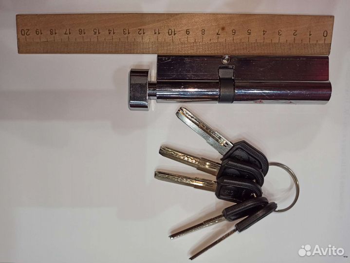 Личинка замка, цилиндровый механизм 110 мм