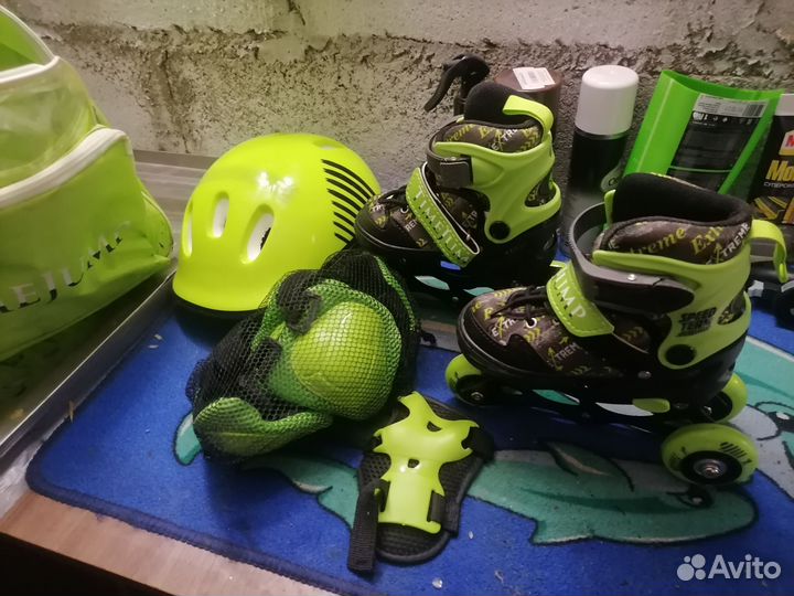 Роликовые коньки детские раздвижные