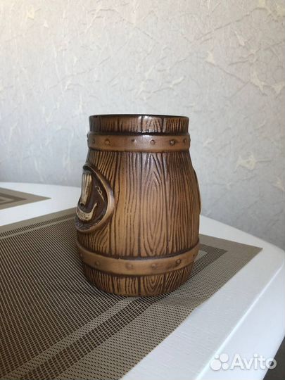 Пивная керамическая кружка