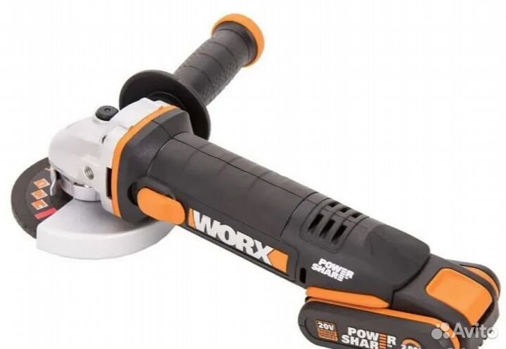 Аккумуляторная угловая шлифмашина Worx кейс WX800