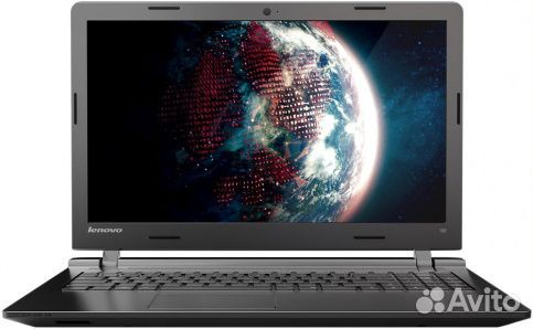 Ноутбук Lenovo Ideapad 100-15IBY черный