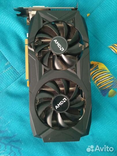 Powercolor Rx 580 8gb на запчасти, память samsung