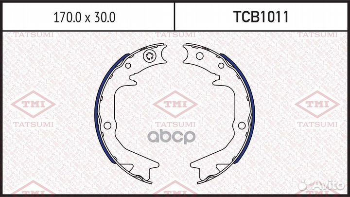Колодки тормозные барабанные TCB1011 tatsumi