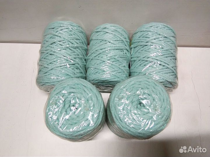 Шнур хлопковый 5мм без сердечника