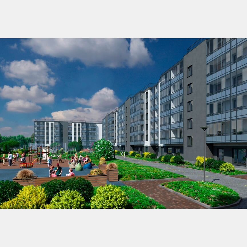 2-к. квартира, 56 м², 2/6 эт.