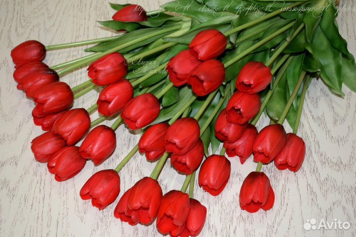 Тюльпаны искусственные