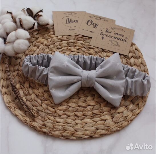 Бант для конверта на выписку