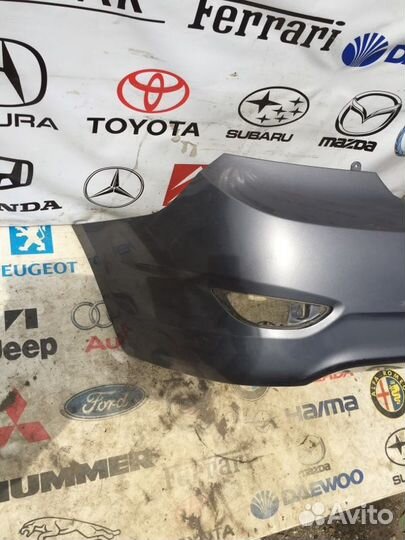 Бампер задний Hyundai Solaris седан G4FC 2012