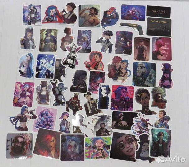 Стикеры наклейки Arcane League of Legends Аркейн