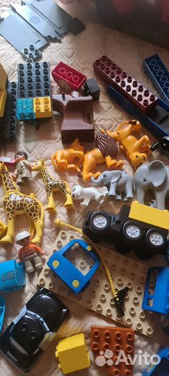 Lego duplo железная дорога+зоопарк