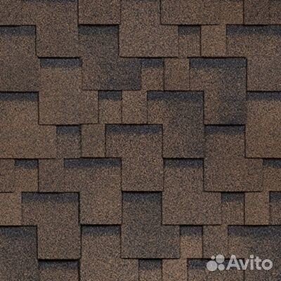Плитка Финская аккорд коричневый технониколь shinglas, 3 кв.м