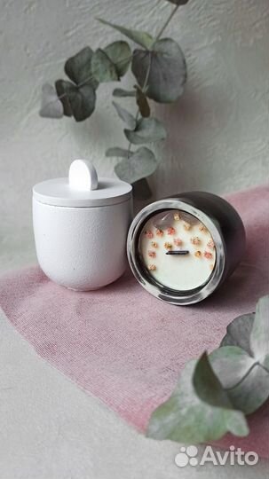 Кашпо подсвечники из гипса