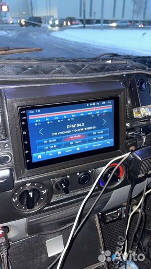 Рамка для 2 din магнитолы Газель (до рестайлинг)