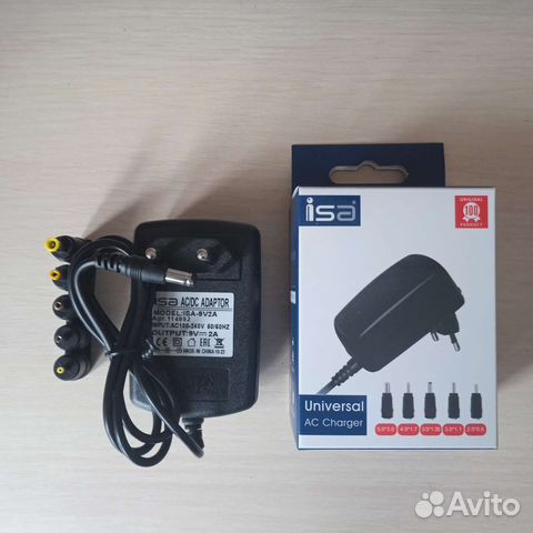 Блок питания универсальный на 9 и 12 В. Новый