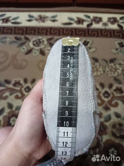 Пинетки теплые, натуральный мех